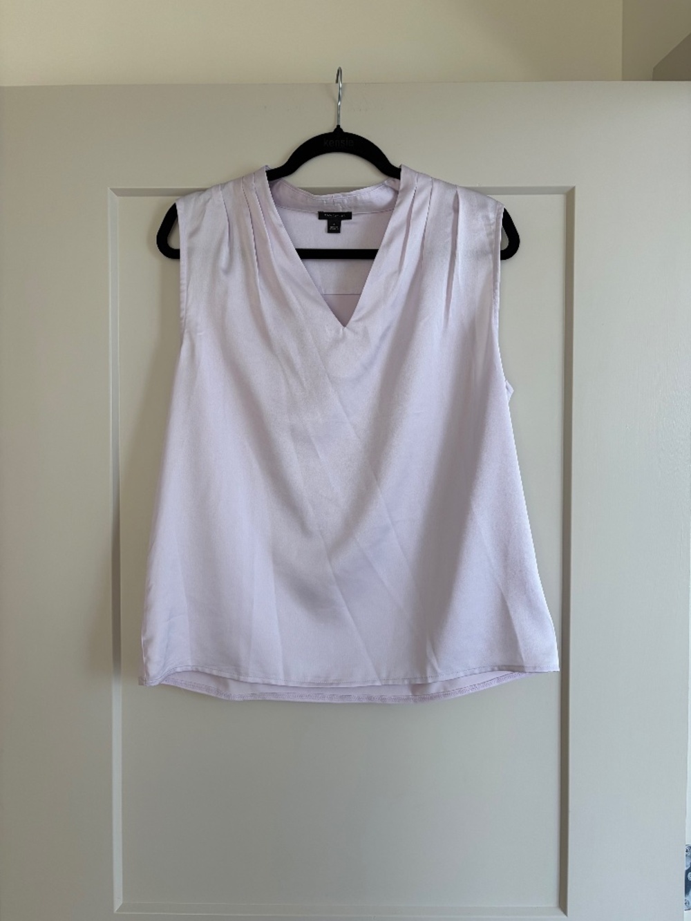 Ann Taylor silk purple top M